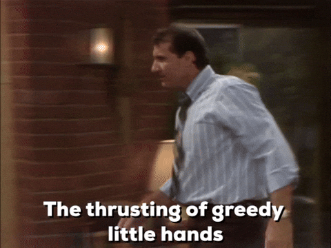 Steve Thrusting Of Greedy Little Hands GIF