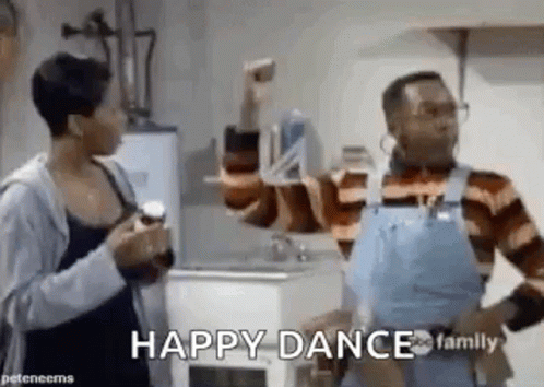 Steve Urkel Happy Dance GIF