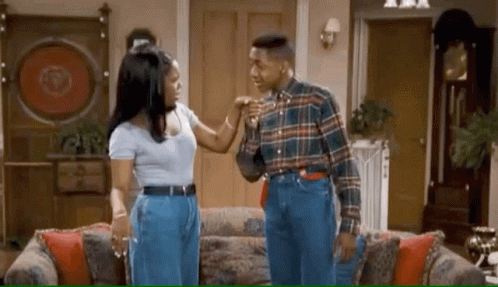 Steve Urkel Kisses The Hand Of The Girl GIF