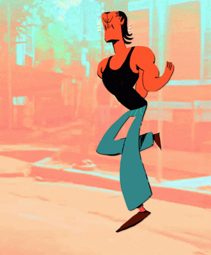 Funny Steven Seagal Animation GIF