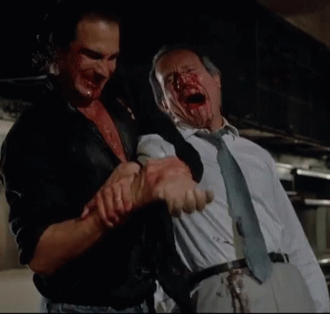 Scary Steven Seagal Breaking Bones GIF