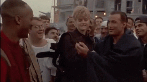 Steven Seagal Romantic Kiss GIF