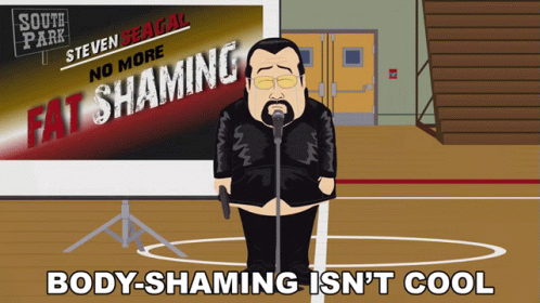 South Park Steven Seagal Body Shaming GIF
