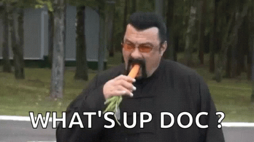 Steven Seagal Whats Up Doc GIF