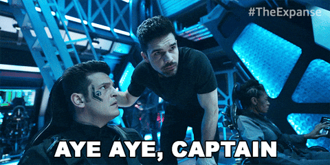 Steven Strait Aye Aye In Space Ship GIF