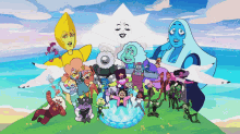 Steven Universe Whole Gang GIF