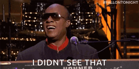 Stevie Wonder I Didn't See That GIF