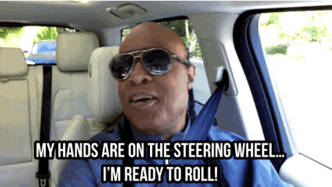 Stevie Wonder Driving Prank James Corden GIF