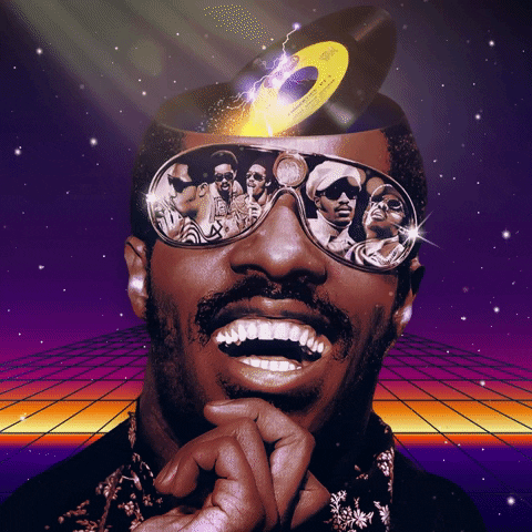 Stevie Wonder Sunglasses Happy Birthday Faces GIF