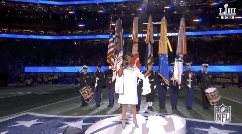 Stevie Wonder Super Bowl 2019 Happy Birthday GIF