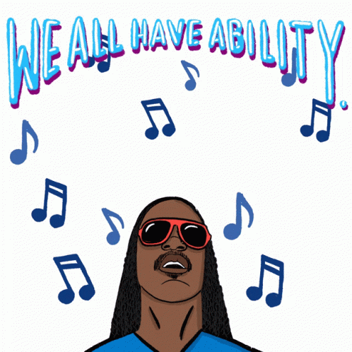Stevie Wonder We All Have Ability Happy Birthday GIF