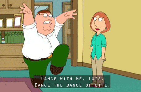 Stewie Dad Peter Griffin Ballet Dancing GIF