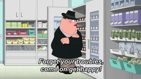 Stewie Dad Peter Griffin Dancing At Grocery Store GIF