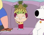 Stewie Dancing On The Sofa GIF