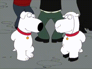 Stewie Friend Brian Griffin Dancing With His Lookalike GIF
