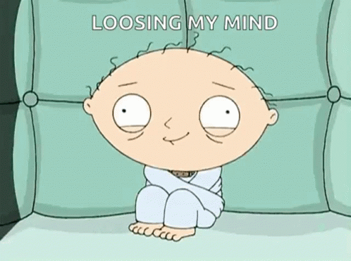 Stewie Griffin Losing My Mind GIF