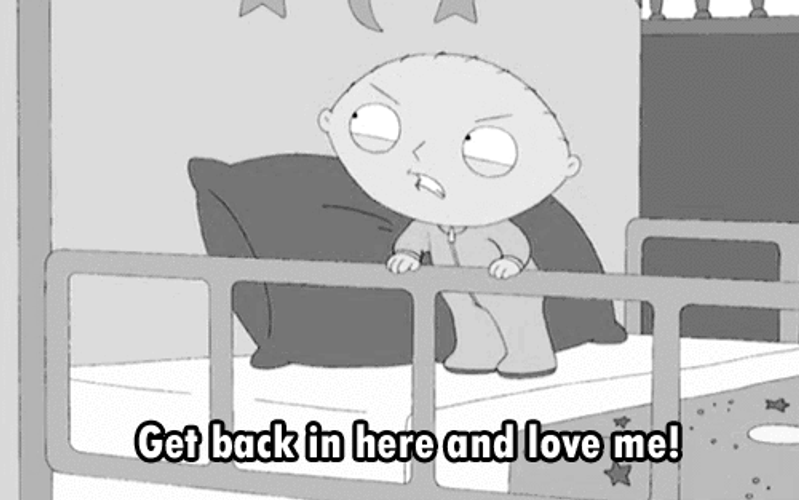 Stewie Griffin Needs Attention Funny Love GIF