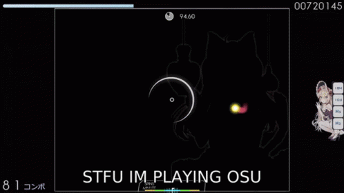 STFU Im Playing Osu Screenshot