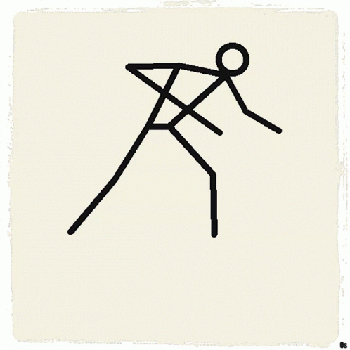 Stick Figure Fun And Crazy Jungle Graphics GIF