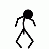 Stick Figure Jumping GIF