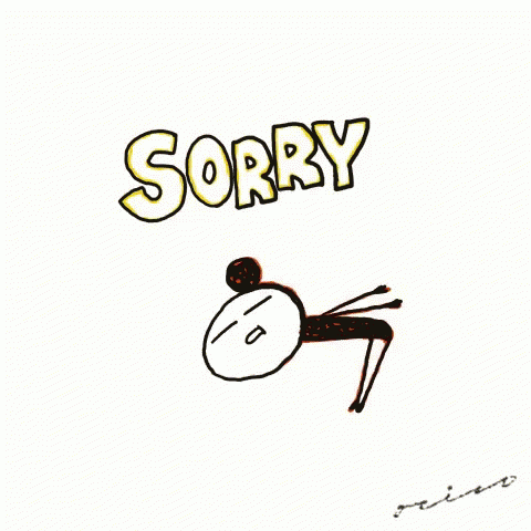 Stick Figure Saying Sorry GIF