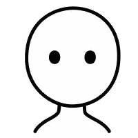 Stick Figure Sleeping with N on Head
