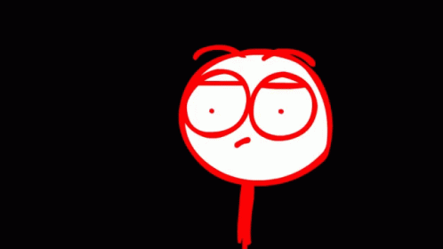 Stick Figure Surprised GIF