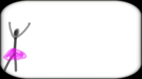 Stick Girl Figure Cartwheel GIF