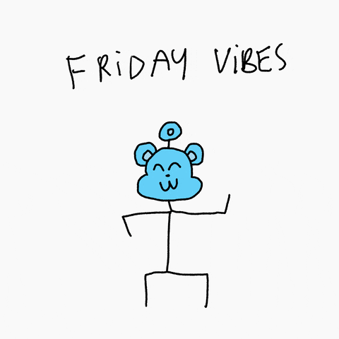 Stick Man Dance Friday Vibes GIF