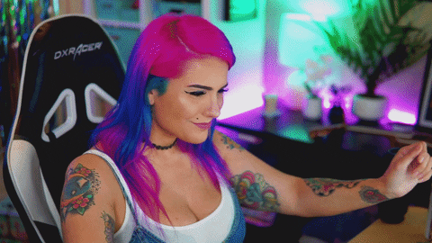 Stick Tongue Out Streamer Gir GIF