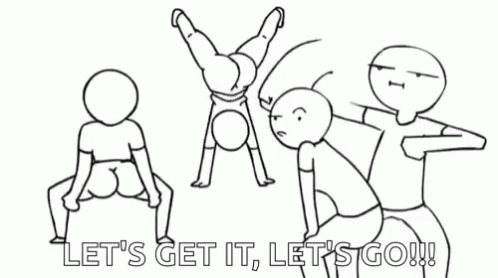 Stick Twerking Lets Get It GIF