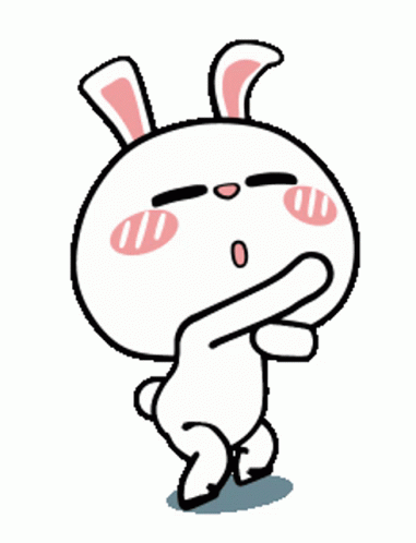Sticker Bunny Dancing Feels GIF