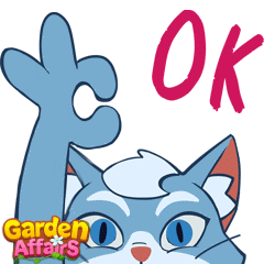 Sticker Cat Garden Affairs Okay Meme GIF