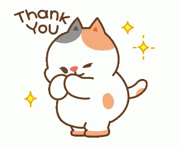 Sticker Cat Taking A Bow GIF