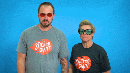 Sticker Giant Broken Record GIF