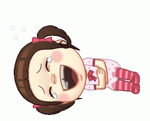 Sticker Girl Laugh Out Loud GIF
