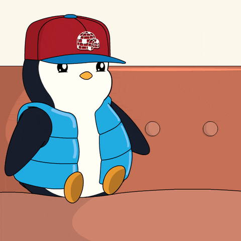 Sticker Penguin Exhausted GIF