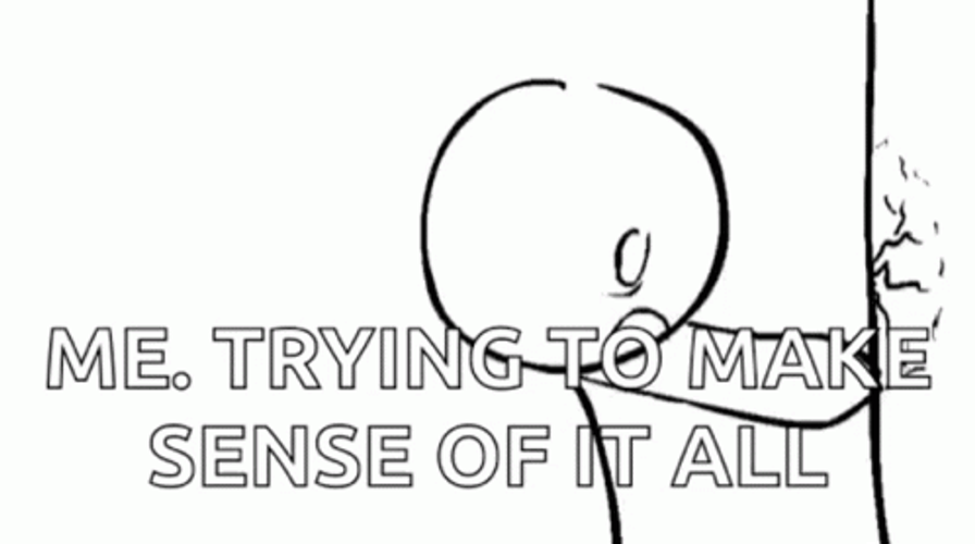 Stickman Banging Head Against The Wall GIF
