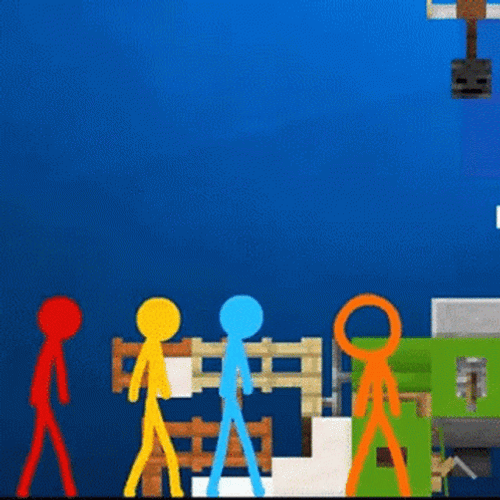 Fighting Stick Figures GIFs