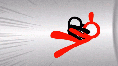 Stickman Fight In Twitter Page GIF
