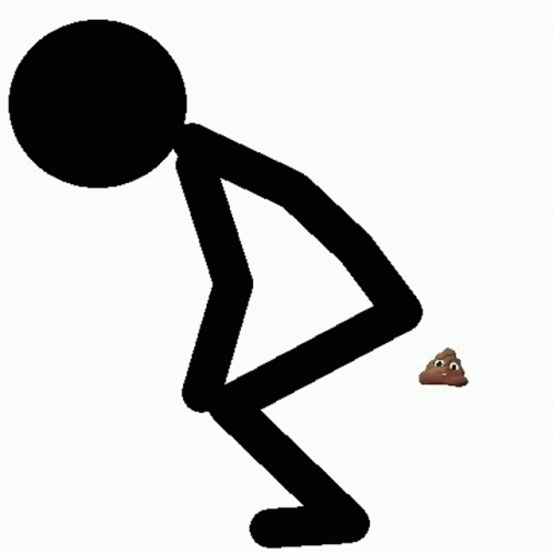 Stickman Poop Meme GIF