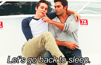 Stiles Stilinski Shutting Up GIF