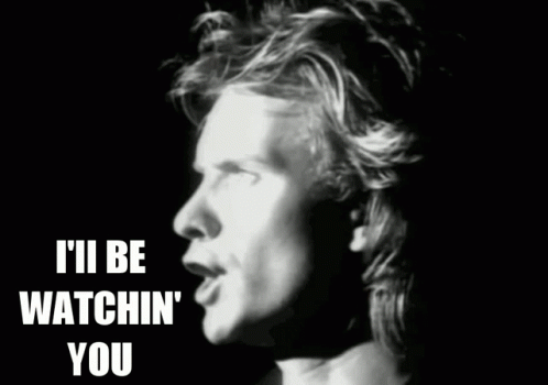 Sting I'll Be Watching You GIF