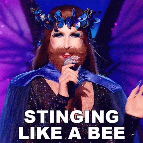 Stinging Like A Bee Meme GIF