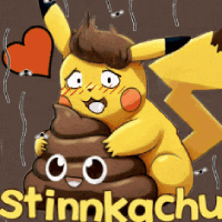 Stinkachu Poop Gif GIF