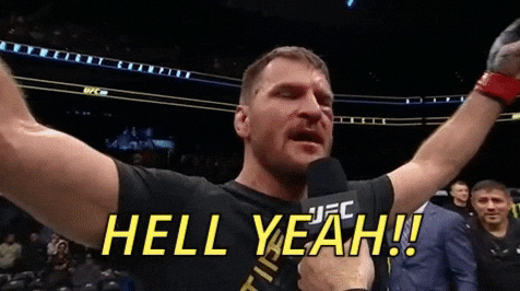 Stipe Miocic Oh Hell Yeah In Ufc GIF