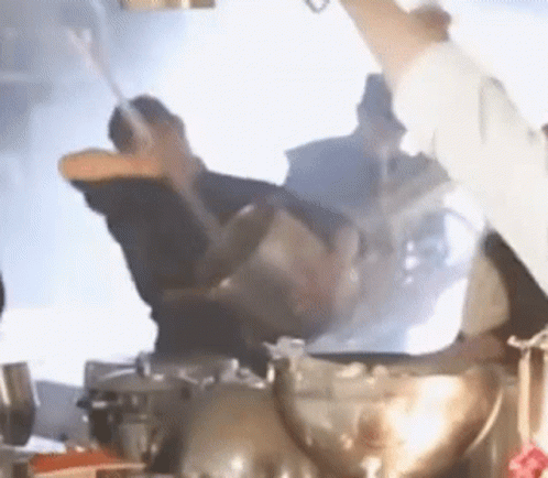 Hwang Hyunjin Stirring The Pot GIF