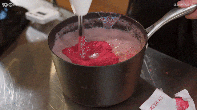 Stirring The Pot Pink Ice Cream GIF