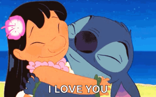 Stitch And Lilo I Love You GIF