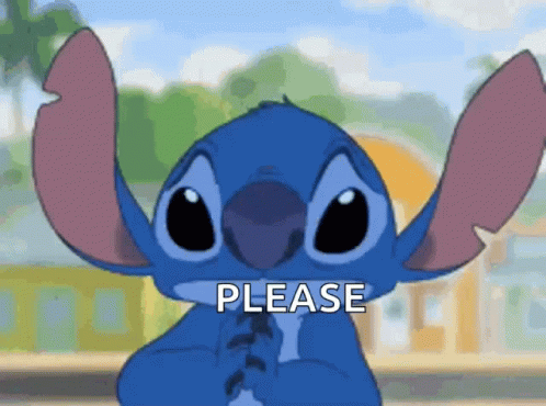 Stitch From Disney 'S Lilo And Stitch Is Asking For Something GIF